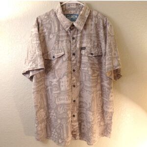 Dixxon Flannel Men’s 2XL The Sampson Limited Edition Short Sleeve Button Up  AOP